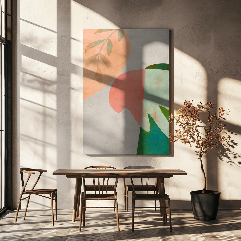 Bladeren uitknippen | Canvas