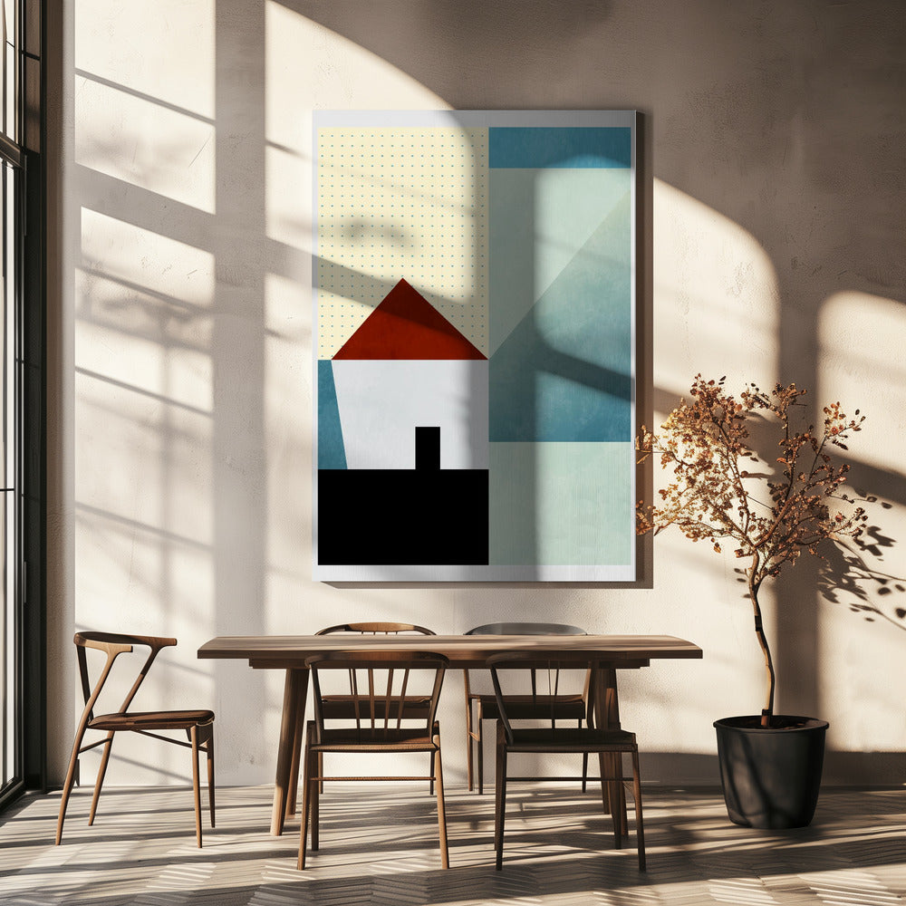 Ruimtes Bleu Huis | Canvas