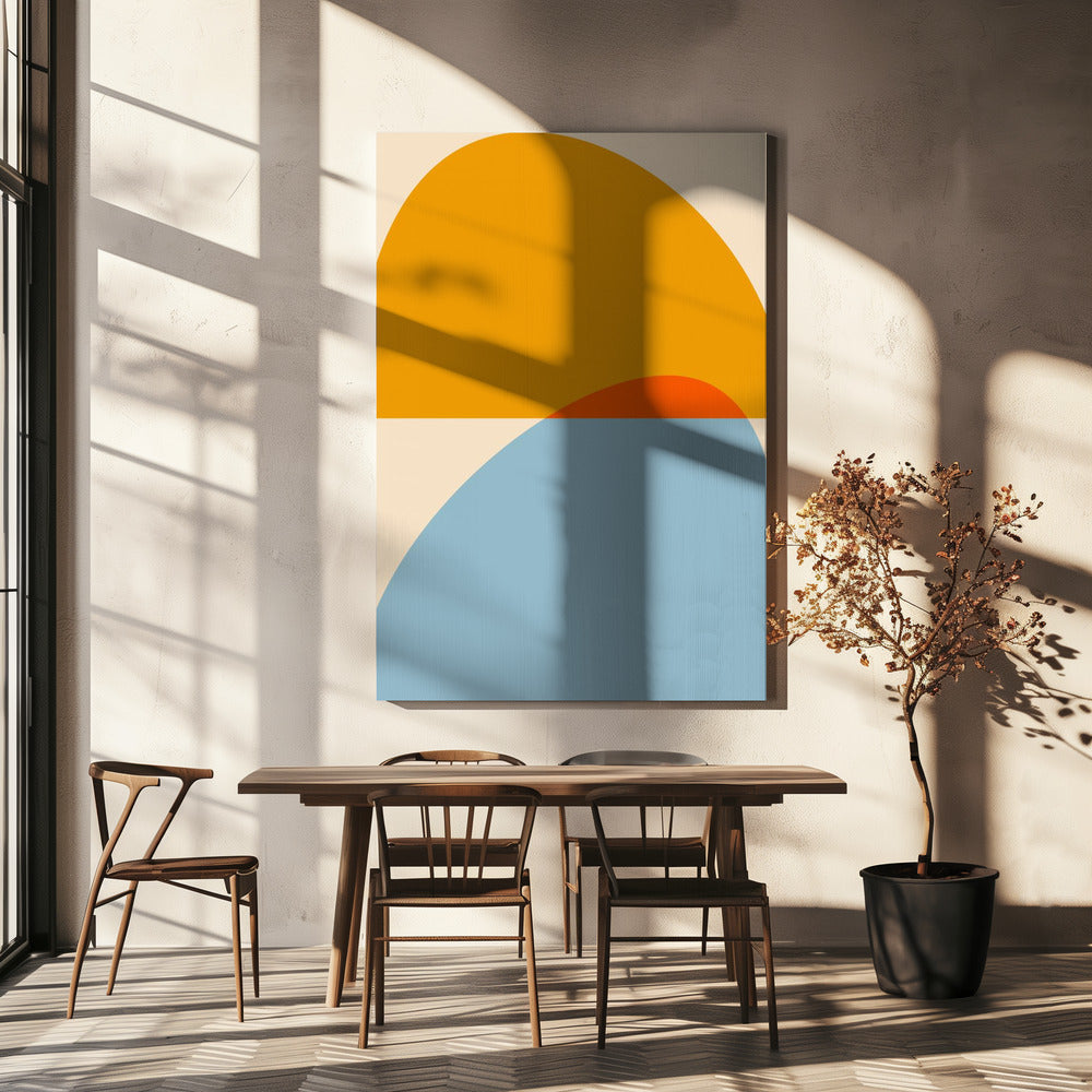 Mid Century Pastel 18 | Canvas