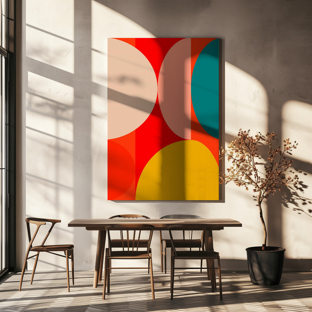 Mid-Century Pastel 13 | Canvas