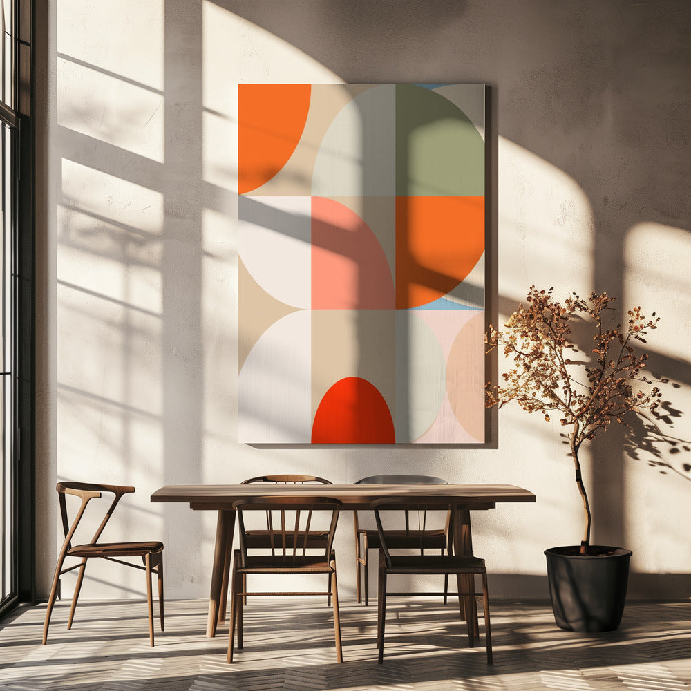 Mid-Century Pastel 12 | Canvas