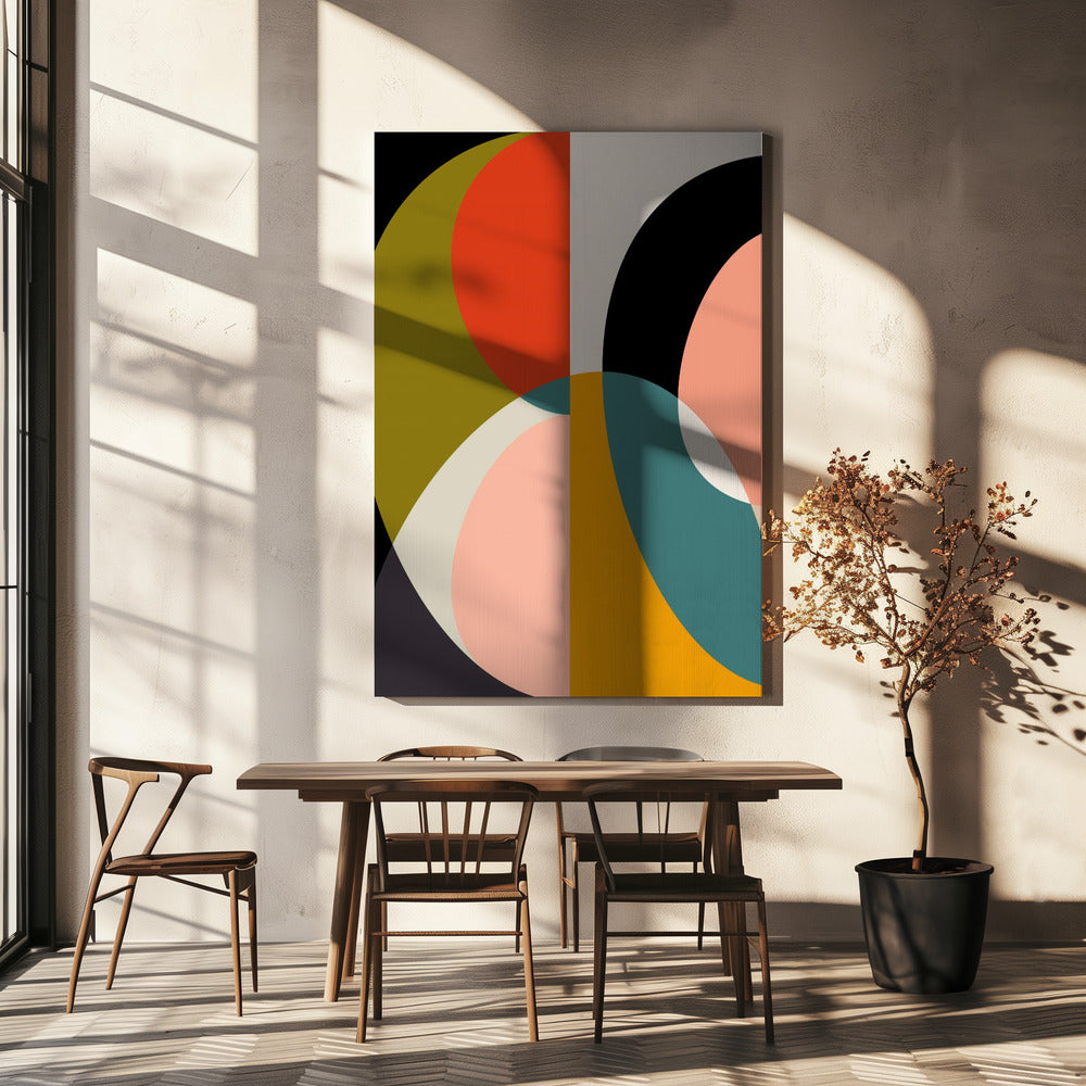Mid-Century Pastel 11 | Canvas
