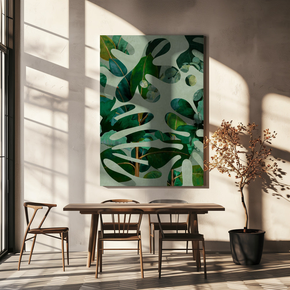 Leaves More 10 Kopie | Canvas