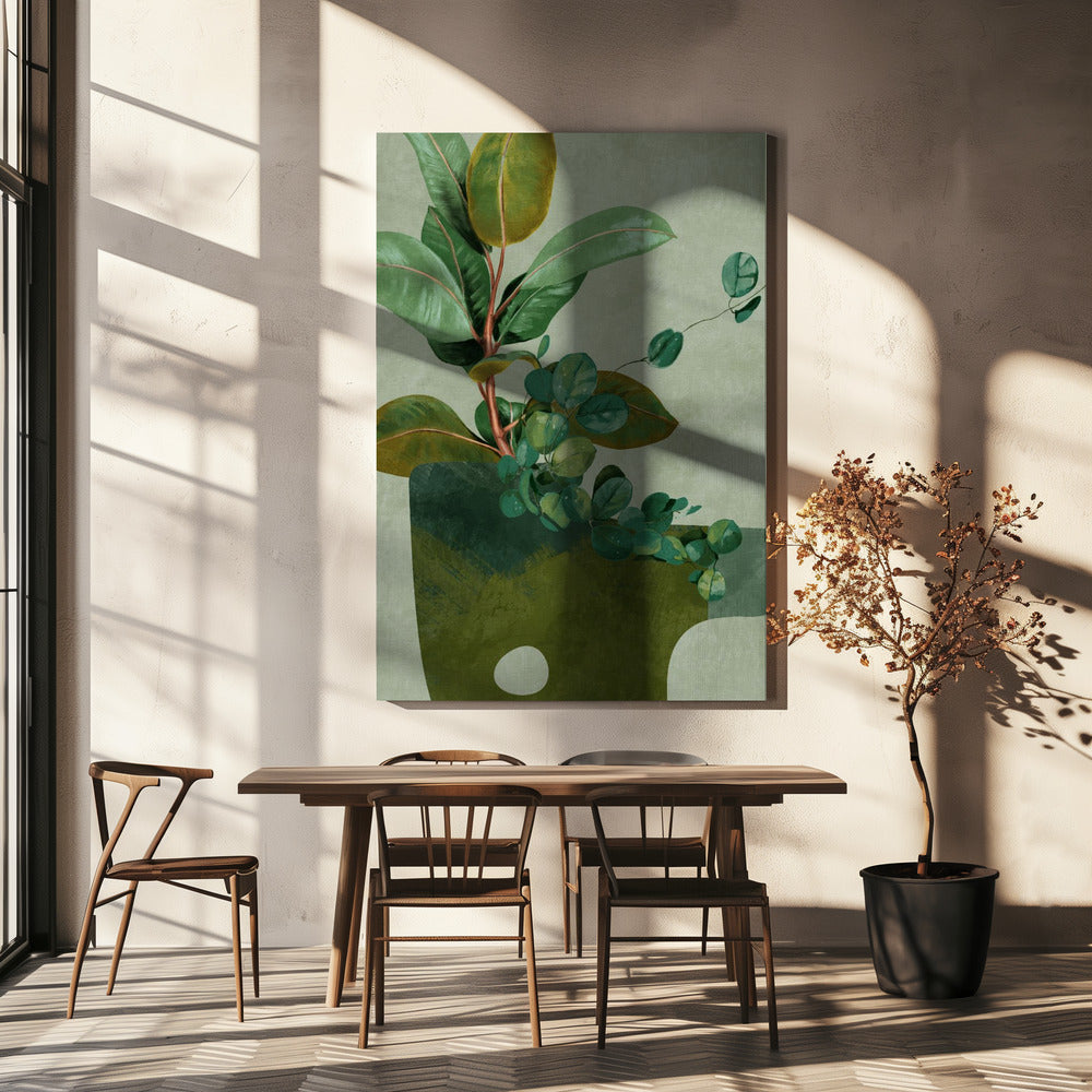 Bladeren Meer 12 | Canvas