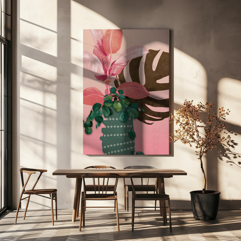 Bladeren Meer 6 Kopie | Canvas