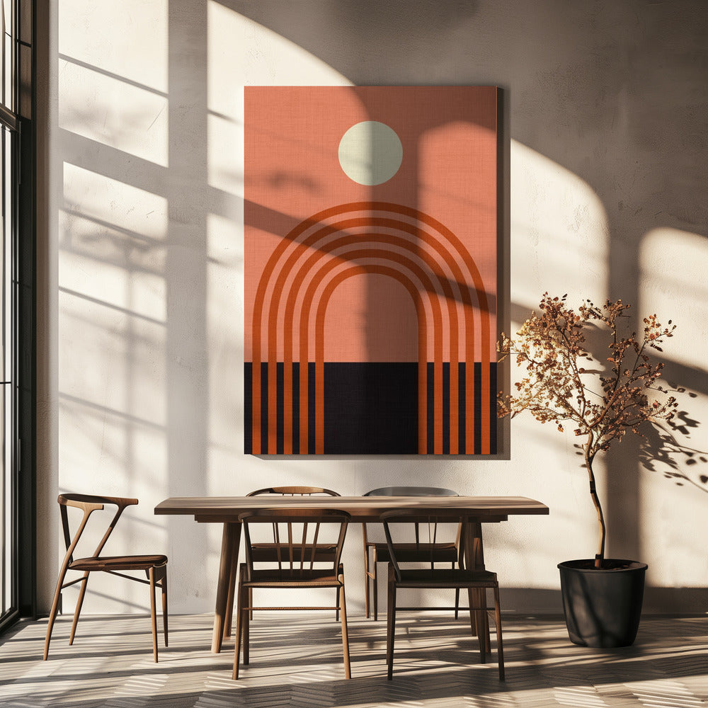 Geo Shapes Herfst 21 Arc | Canvas