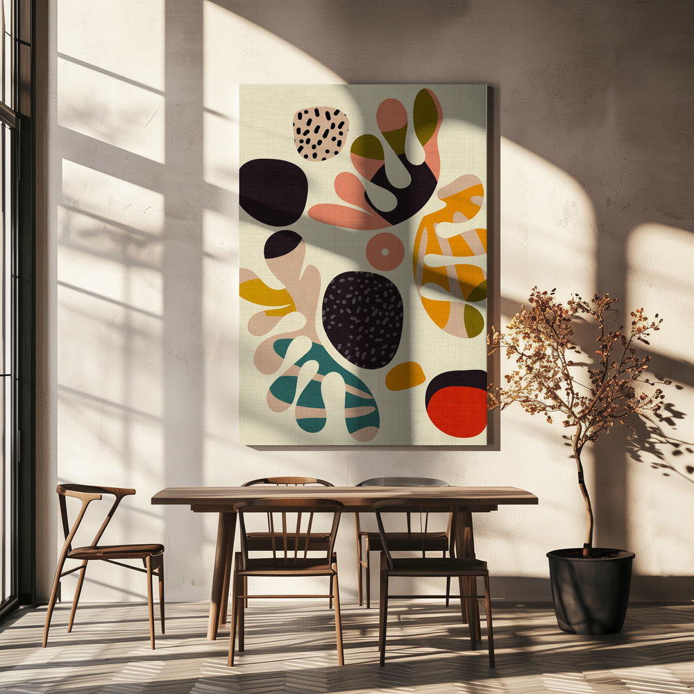 Mid-Century Cut Outs2 | Canvas