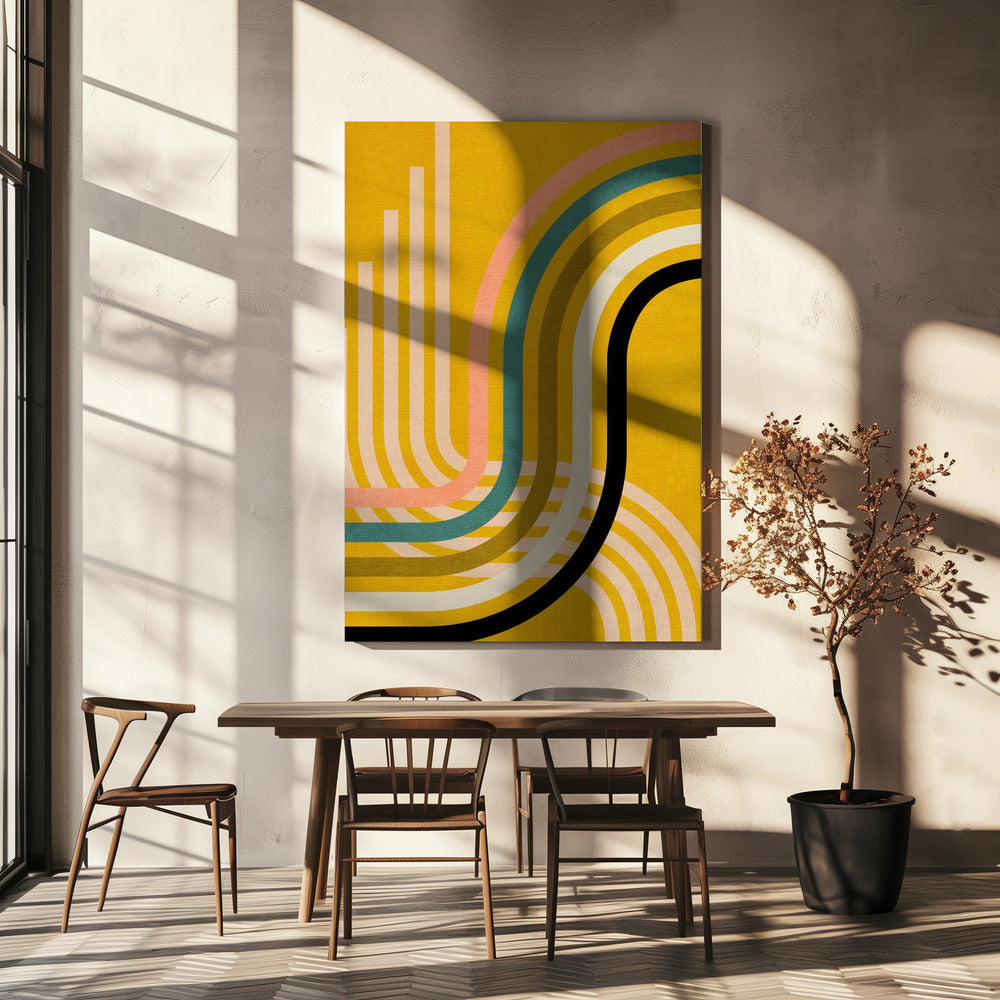Regenboogzonnen 9 Kopie | Canvas