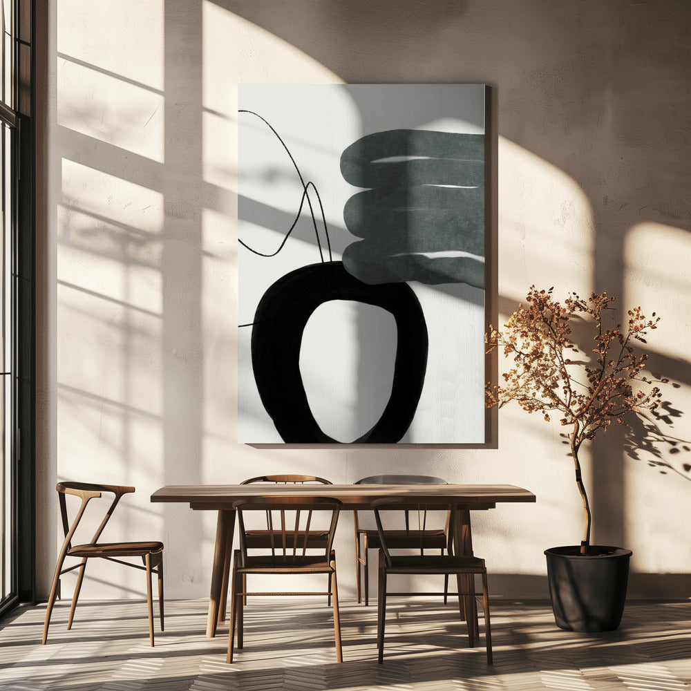 Geschilderde lijnen Swazz Kopie | Canvas