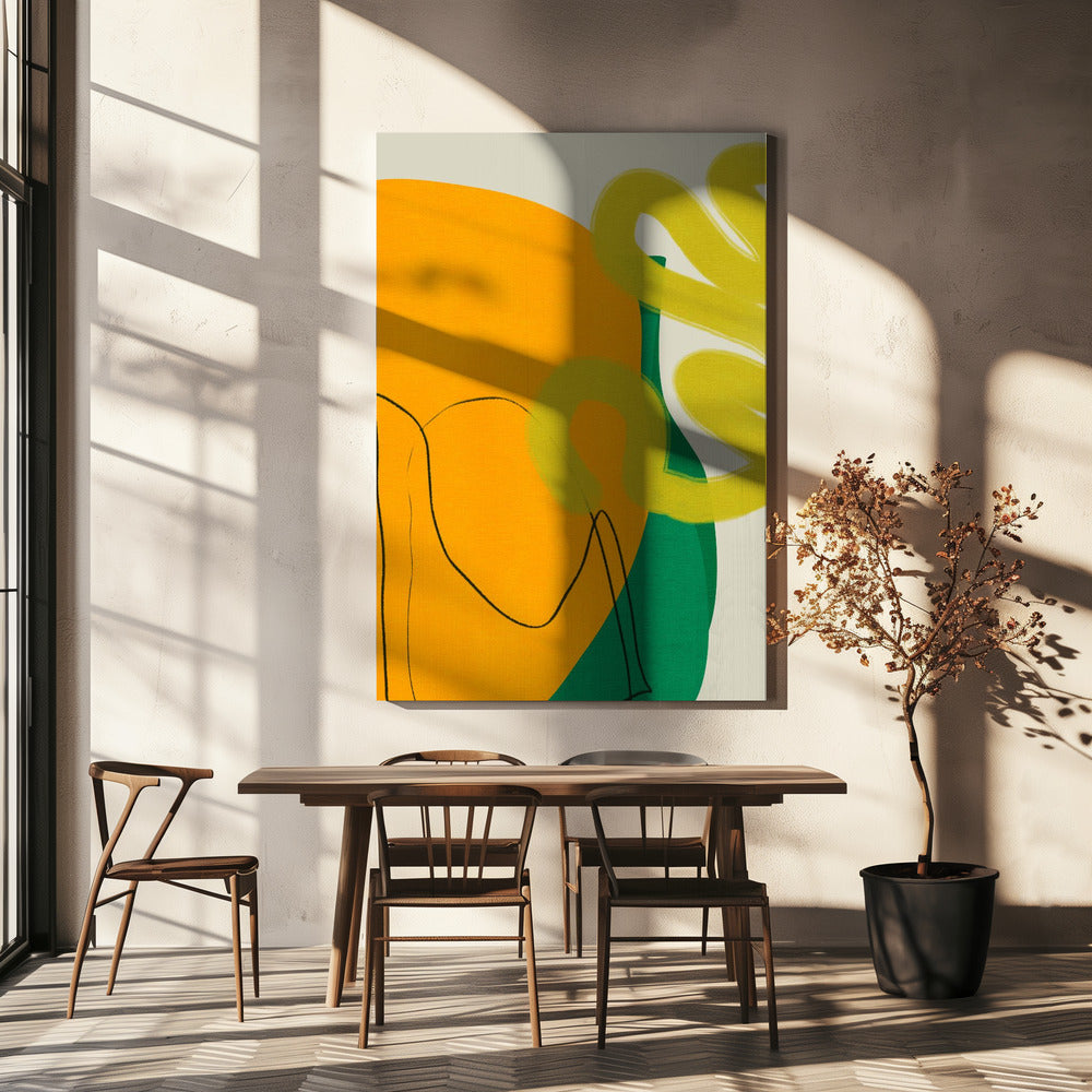 Geschilderde lijnen 10 kopieën | Canvas