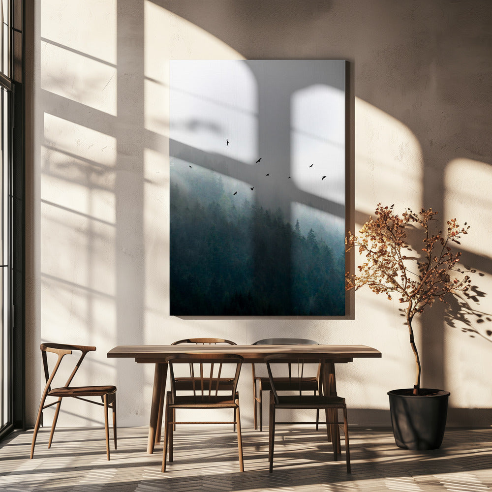 Mistige ochtend 4 | Canvas