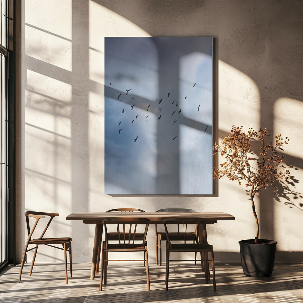 Vrij als een vogel | Canvas
