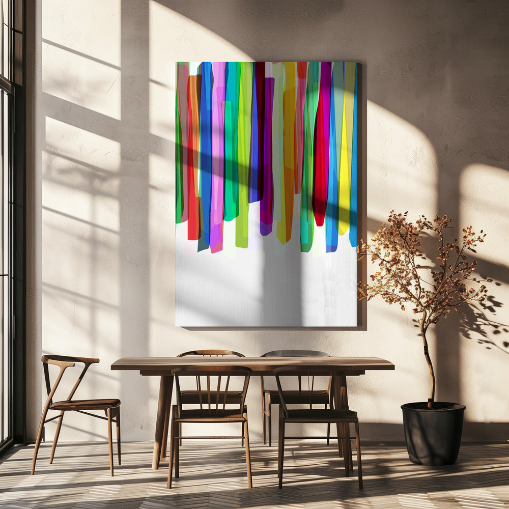 Colorful Stripes 2 | Canvas