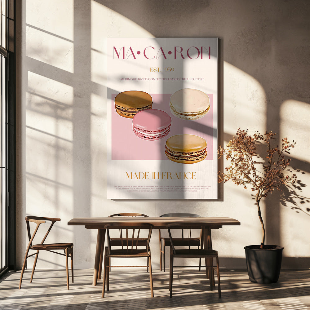 Franse Macaron Delight | Canvas