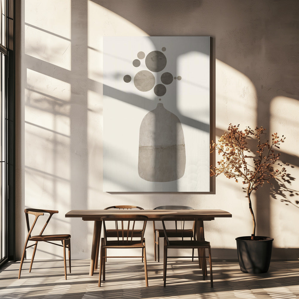 Sierlijke bloemen | Canvas