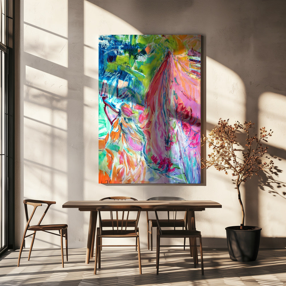 Levendig wandtapijt | Canvas
