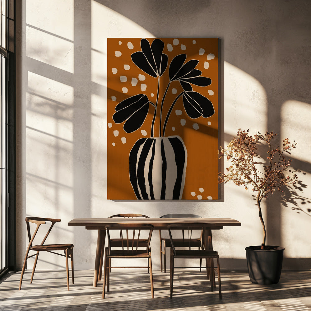 Oker Stilleven nr. 4 | Canvas