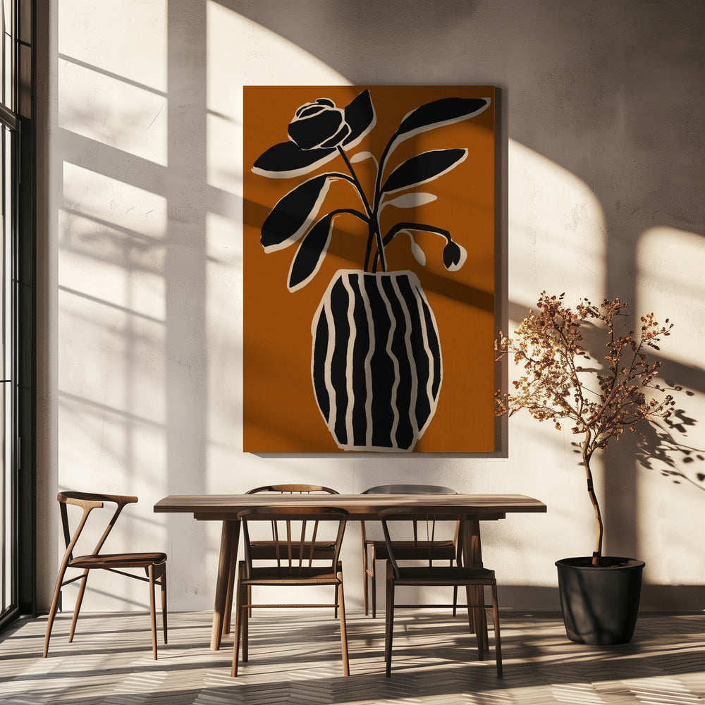 Oker Stilleven nr. 5 | Canvas