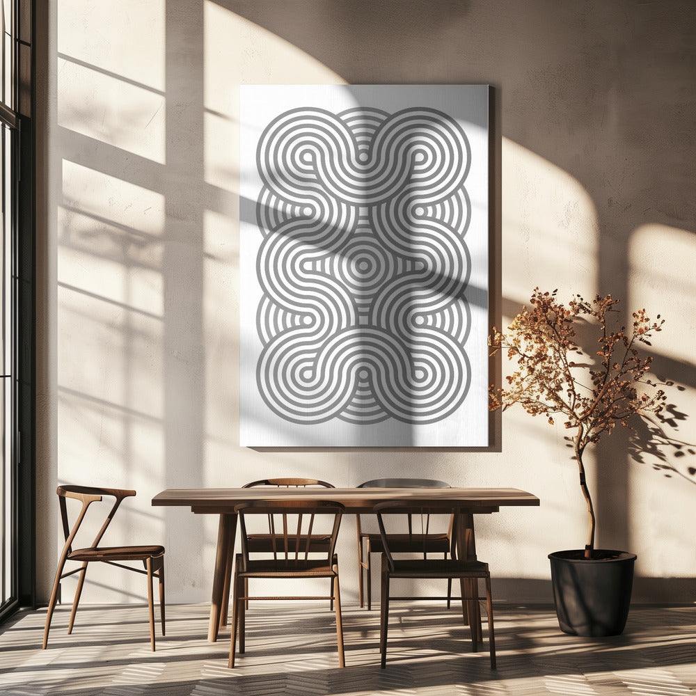 Verweven cirkels | Canvas