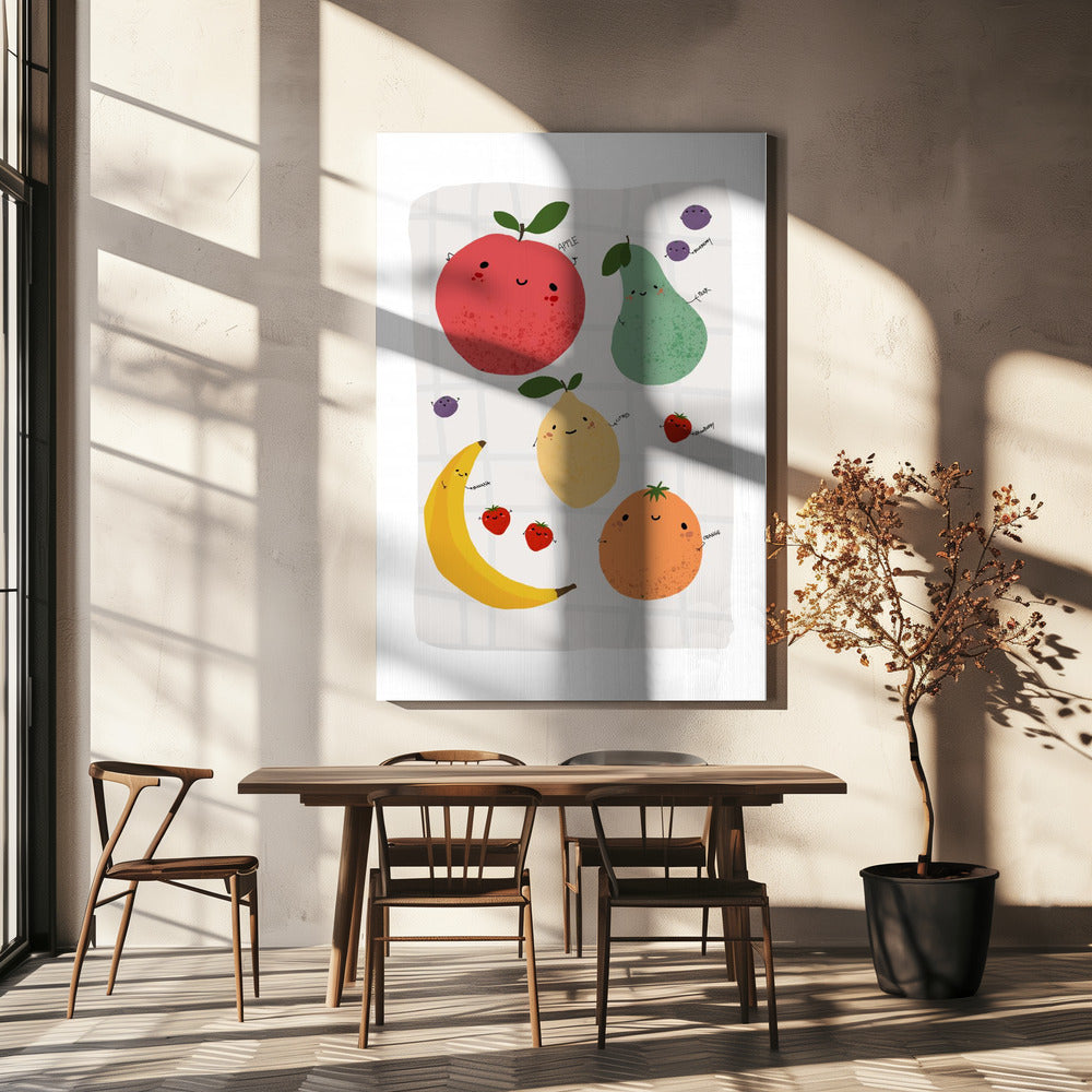 Fruit Kinderposter | Canvas
