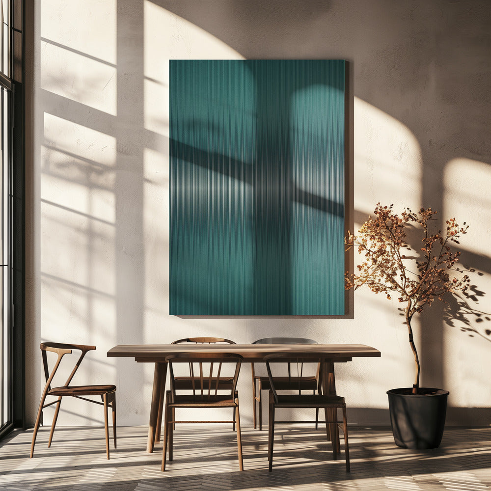 Euphoria - Groen en Wit | Canvas