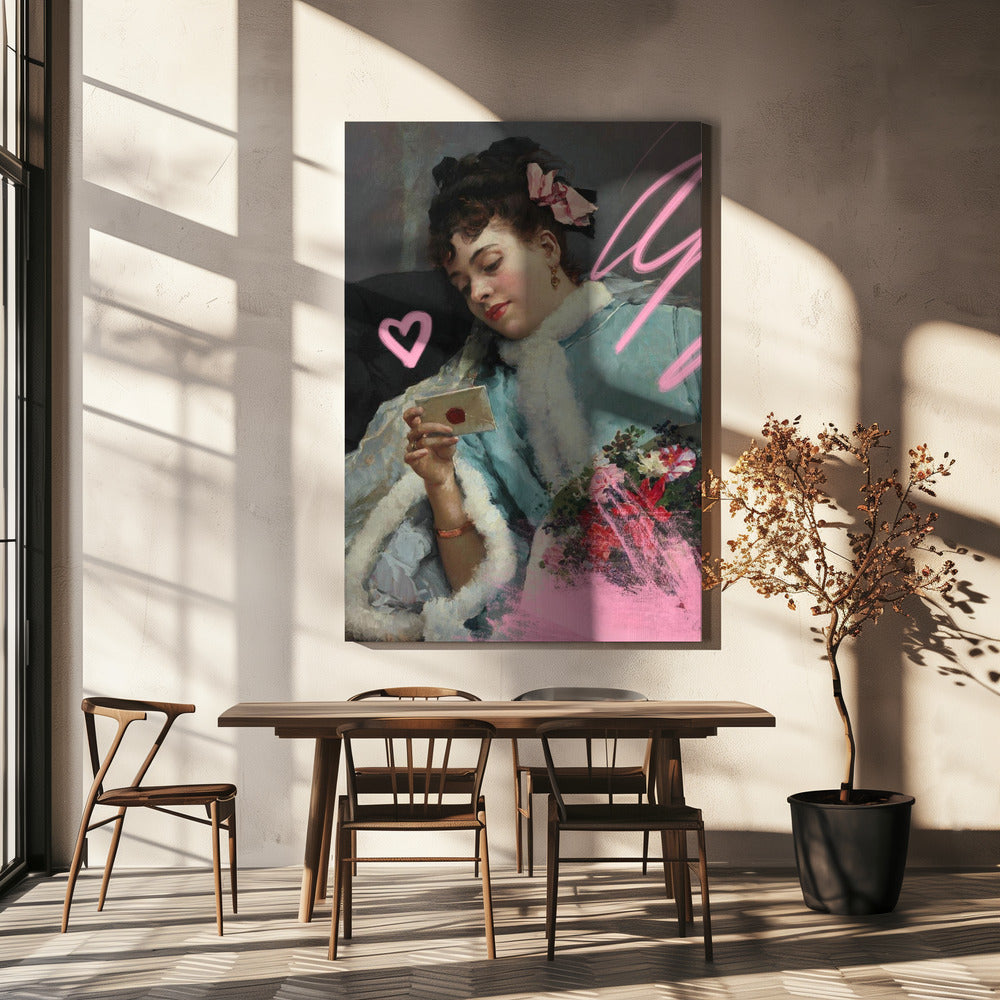 Liefdesbrief Ratioiso | Canvas