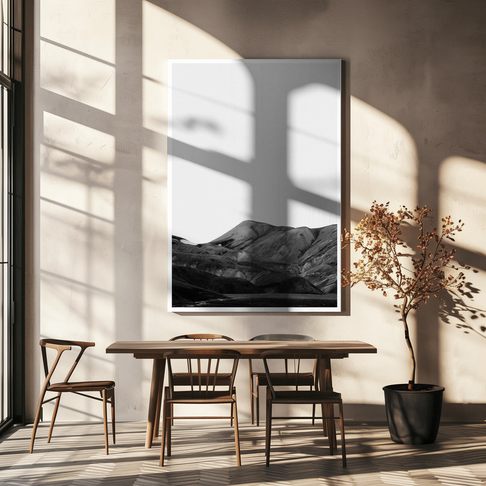 Monochrome bergen | Canvas