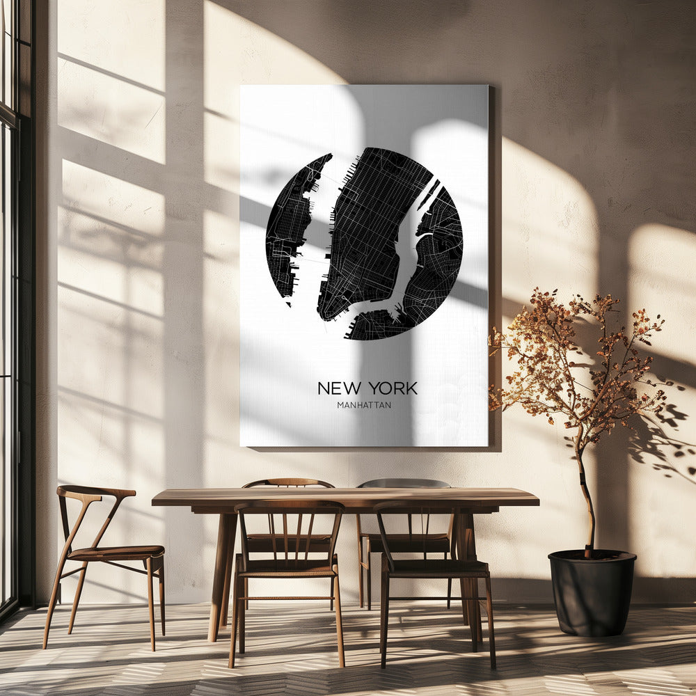 Circulair stadsgezicht | Canvas