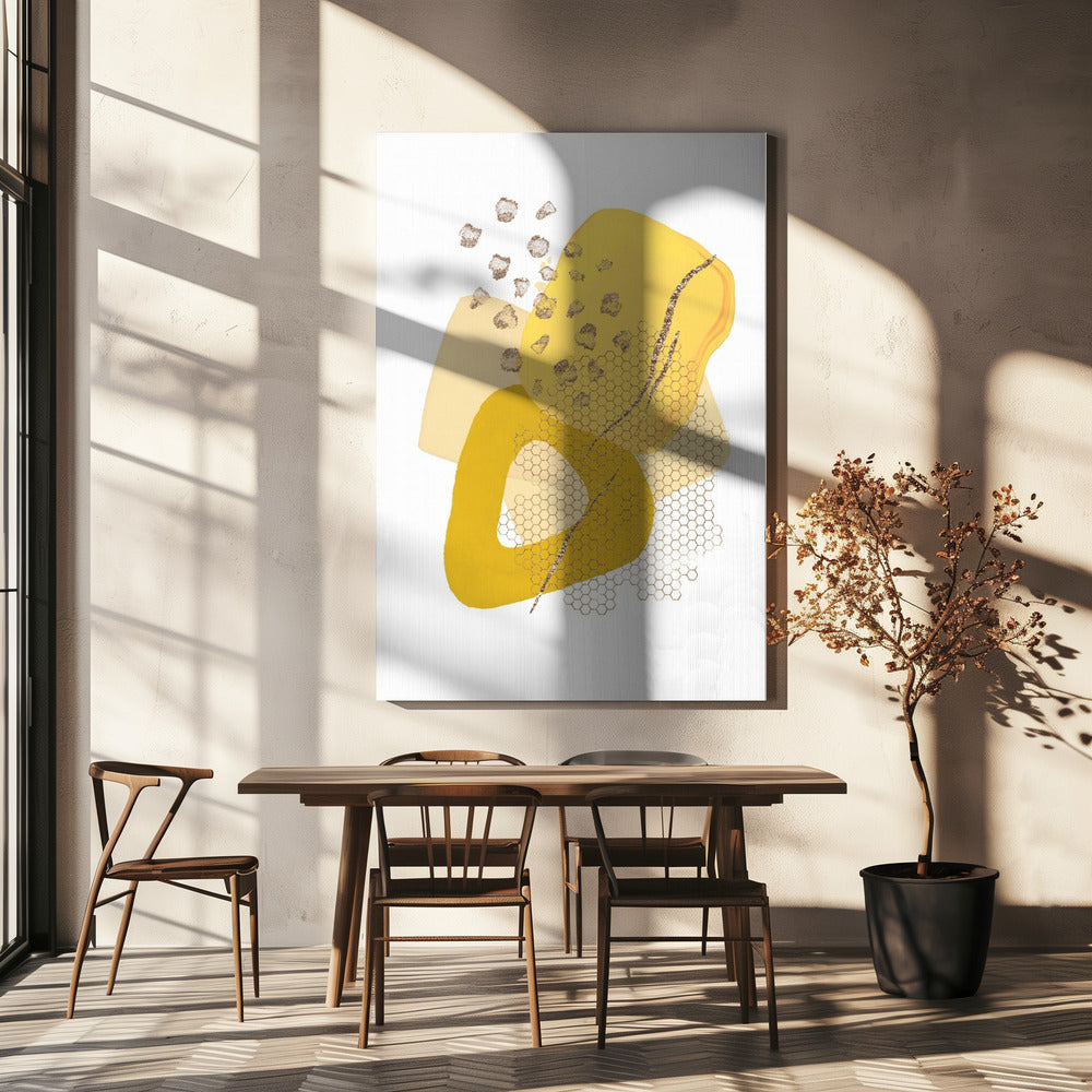 Goud van de maan | Canvas