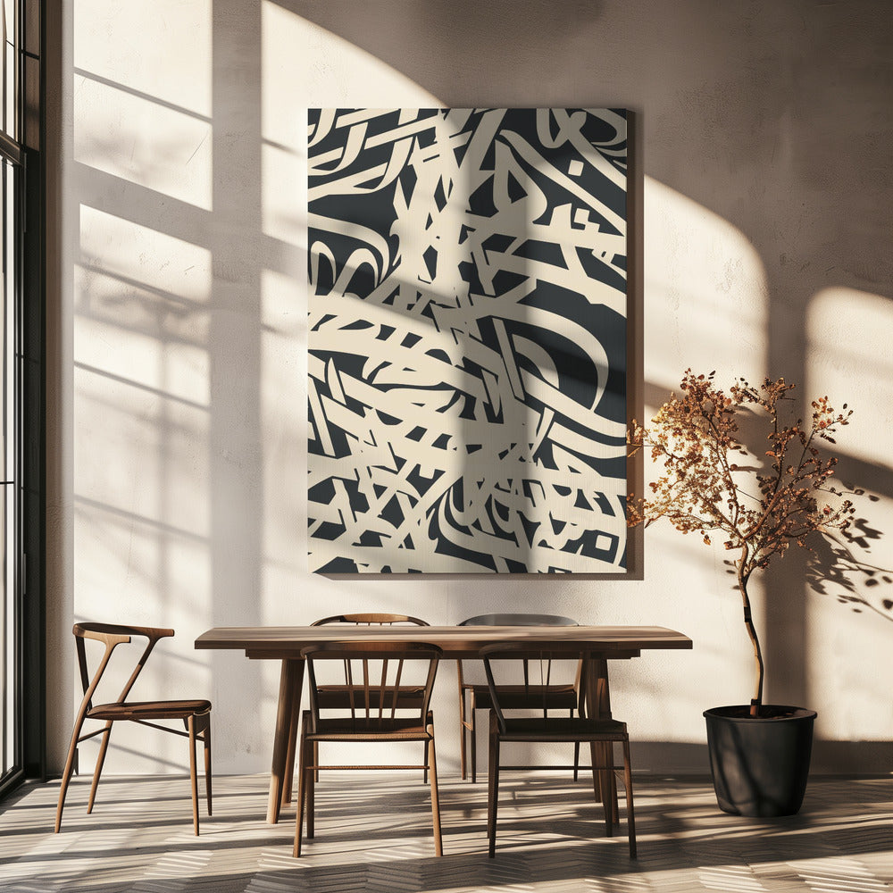 Dynamische compositie van overlapping | Canvas