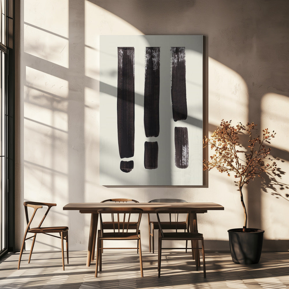 Inktmotief 8 | Canvas