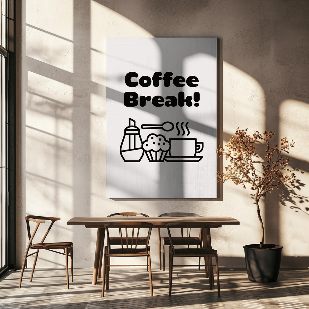 Koffiepauze | Canvas
