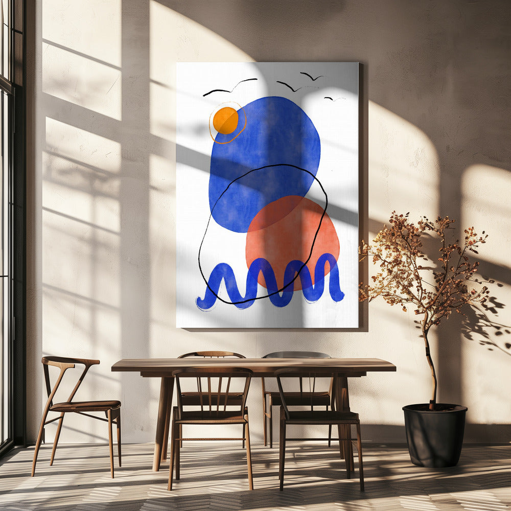 Abstracte Eenzaamheid | Canvas