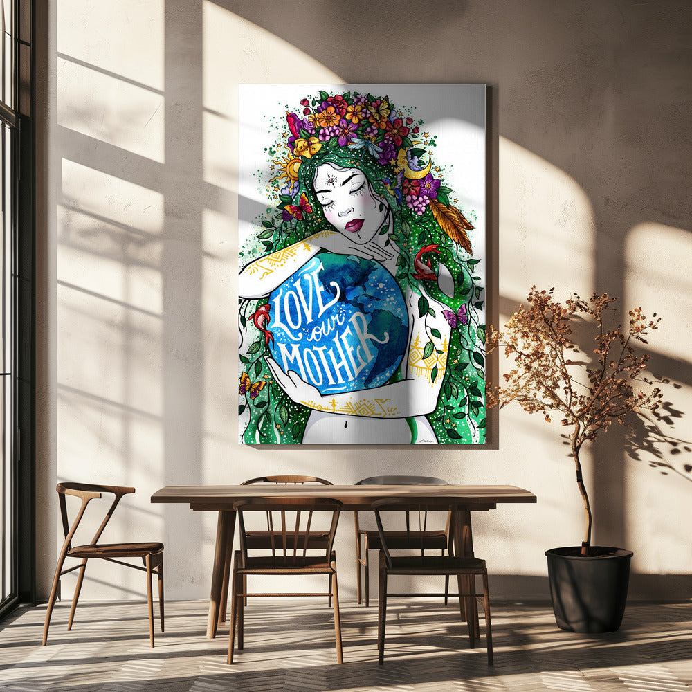 Heb onze Moeder lief | Canvas