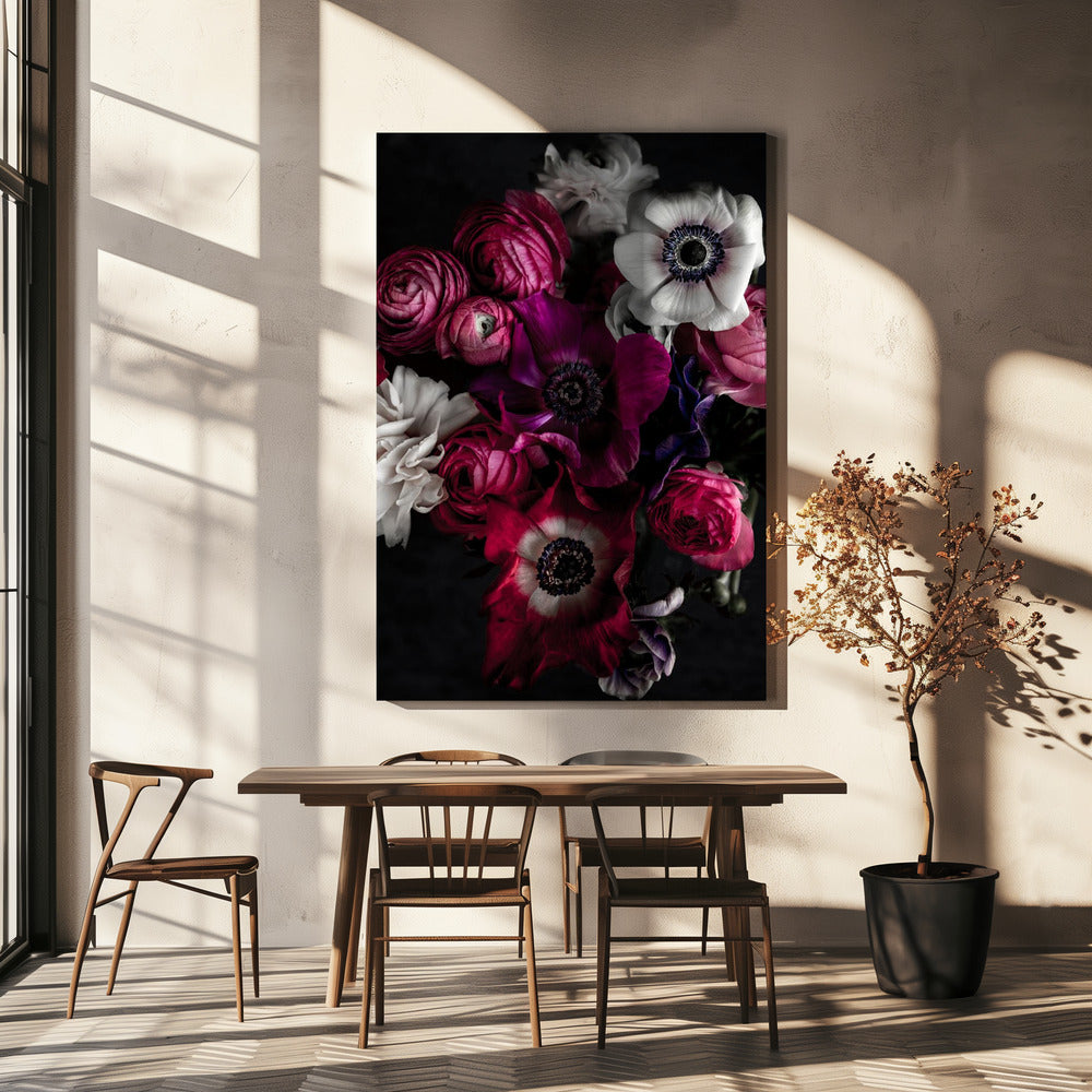 Dark Flowers 1 | Canvas