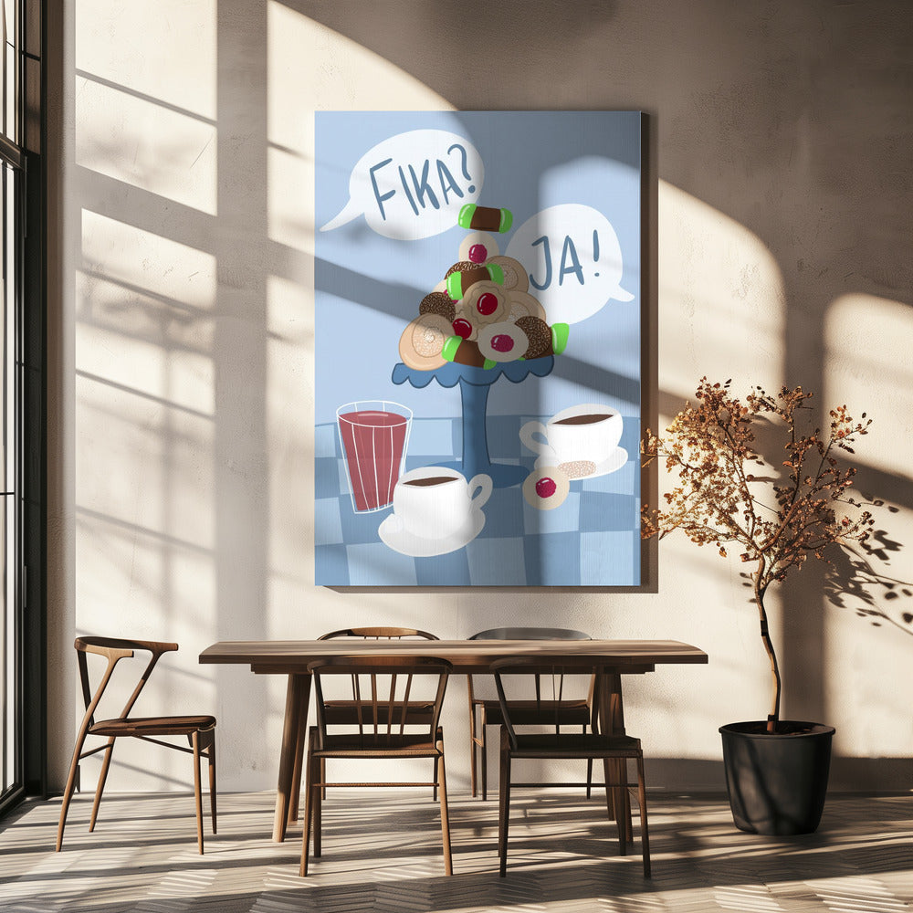 Zweedse Fika Delight | Canvas