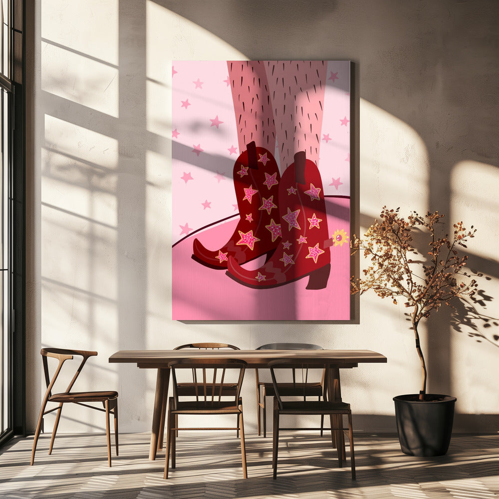 Sterrenlaarzen | Canvas