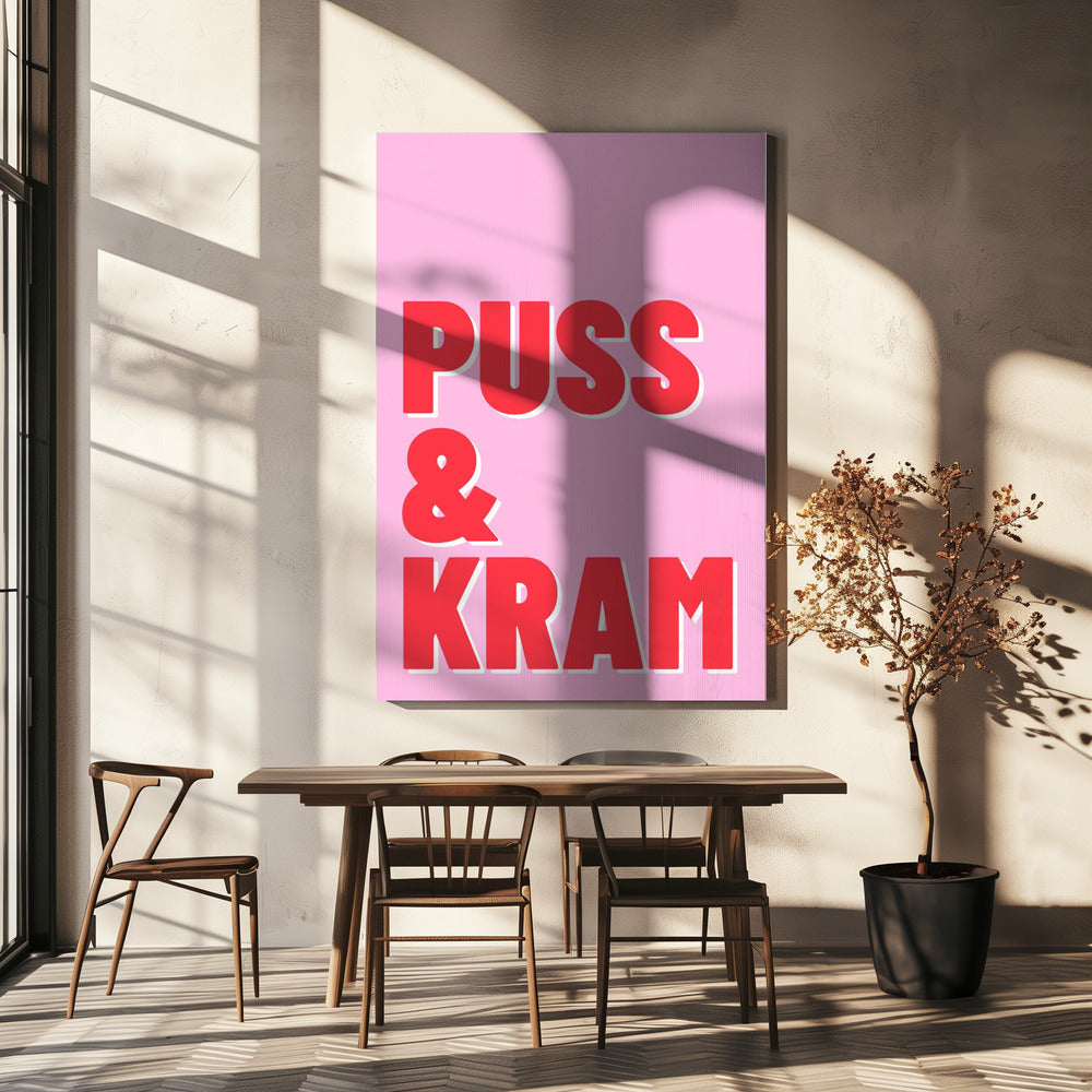 Knuffels en kusjes | Canvas