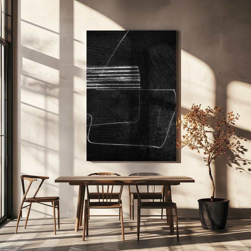 Zwart 3 | Canvas
