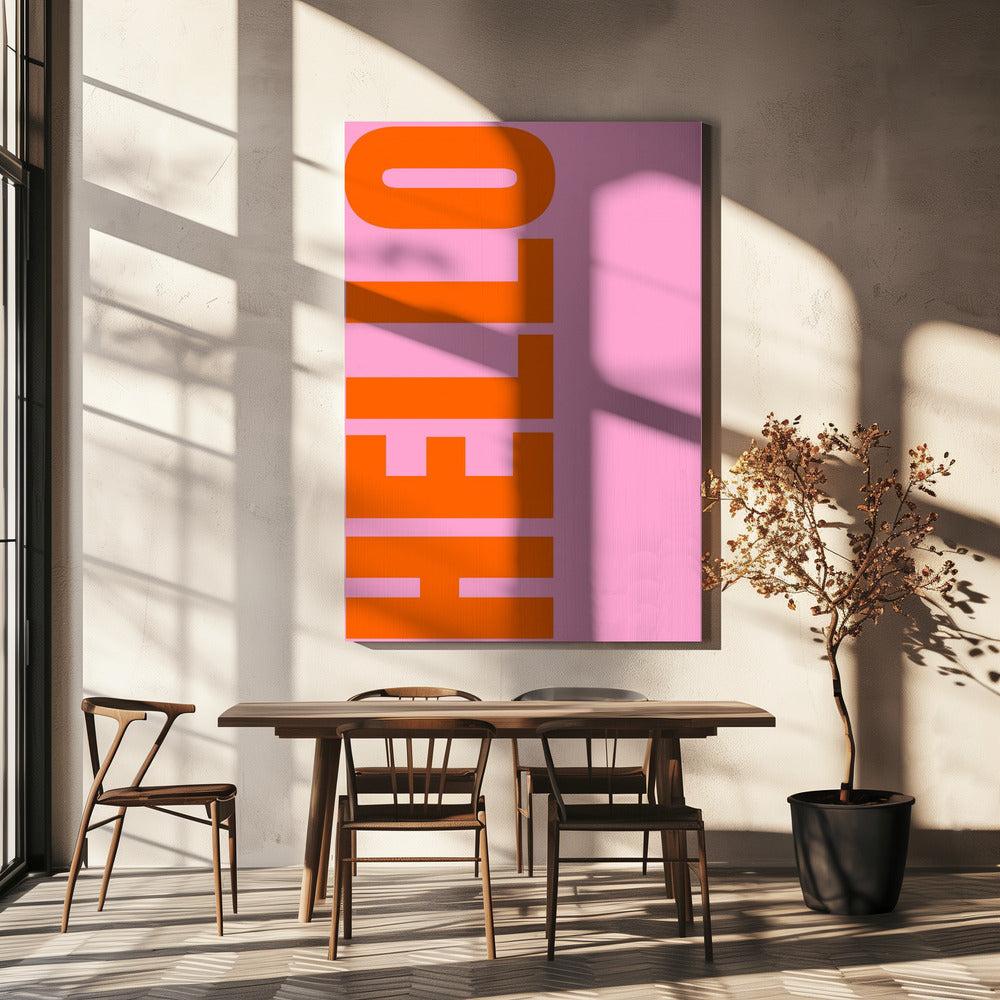 Gedurfde groetuitbarsting | Canvas
