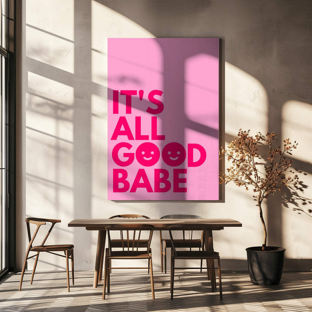 Roze Cheer Vibes | Canvas