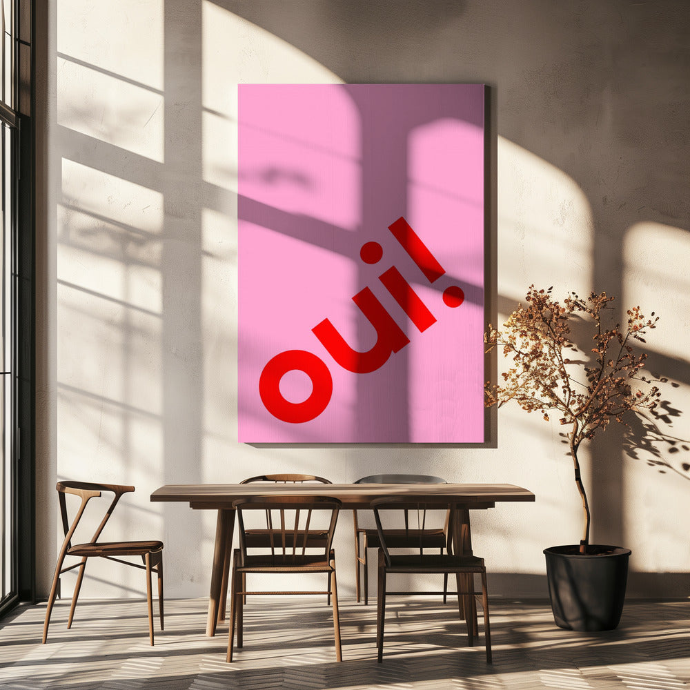 Ja in vette letters | Canvas