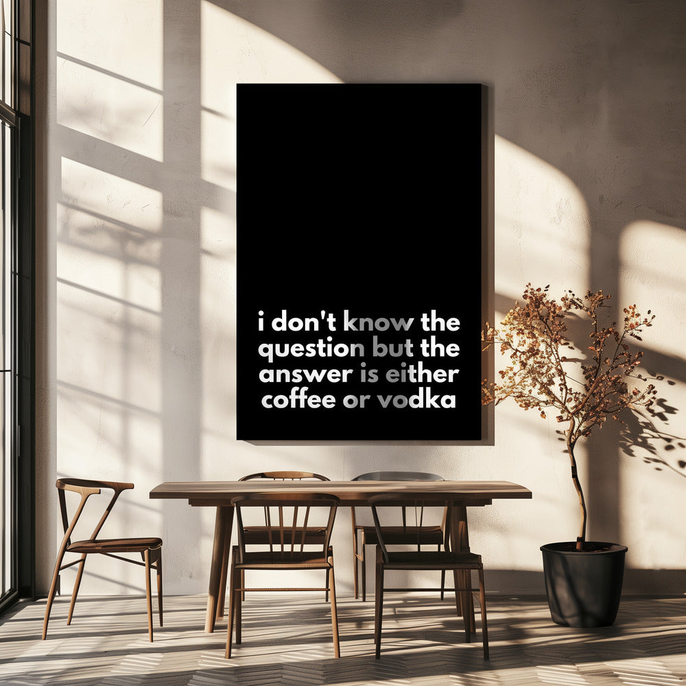 Koffie of wodka dilemma | Canvas
