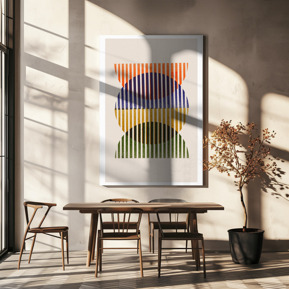 Gestreept Spectrum | Canvas