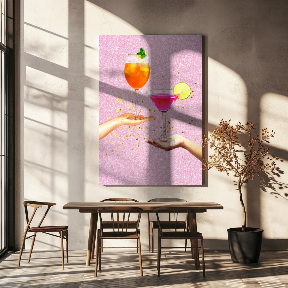 Sparkling Cheers | Canvas