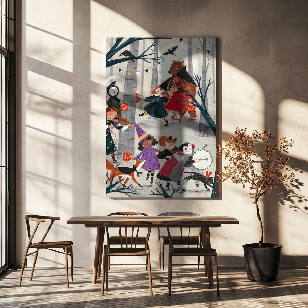 Halloween parade | Canvas