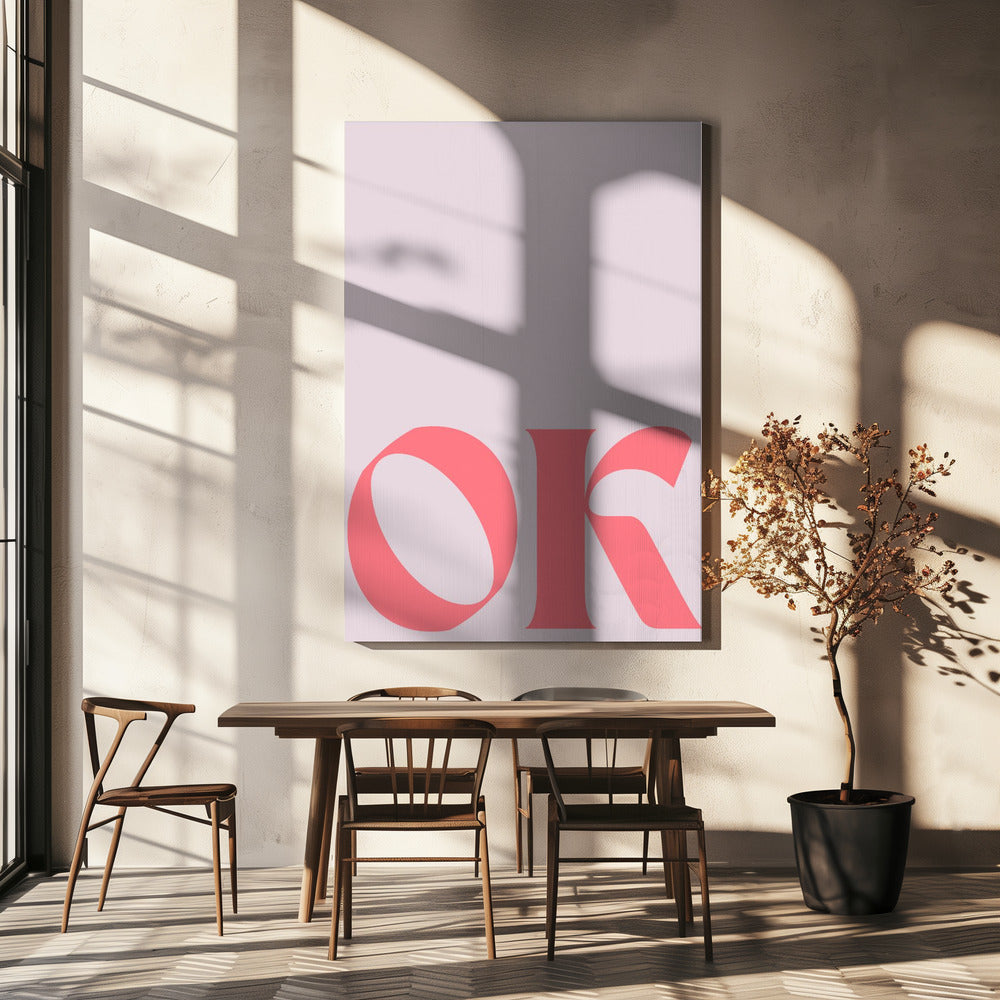 Gedurfd roze | Canvas
