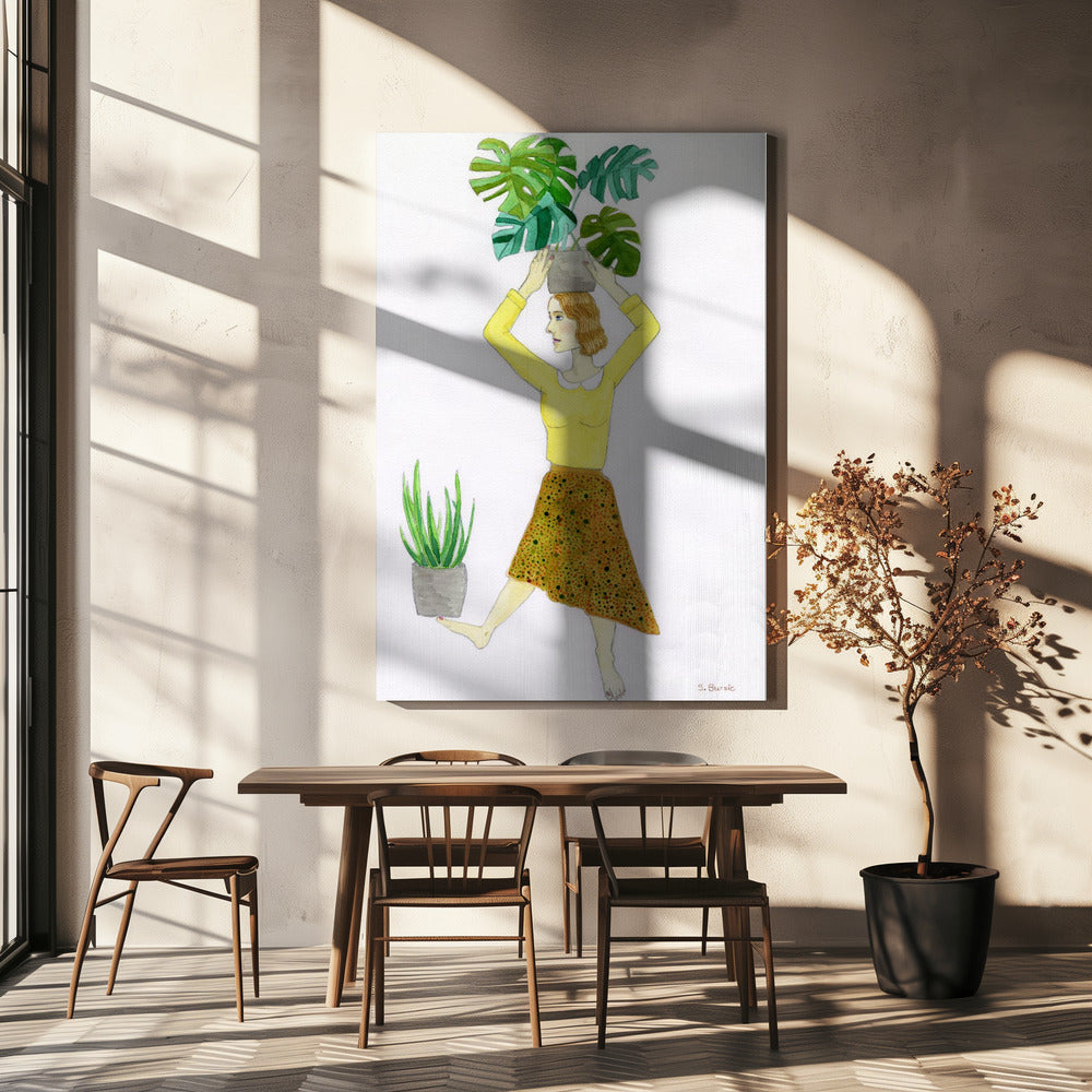Plantenmoeder | Canvas