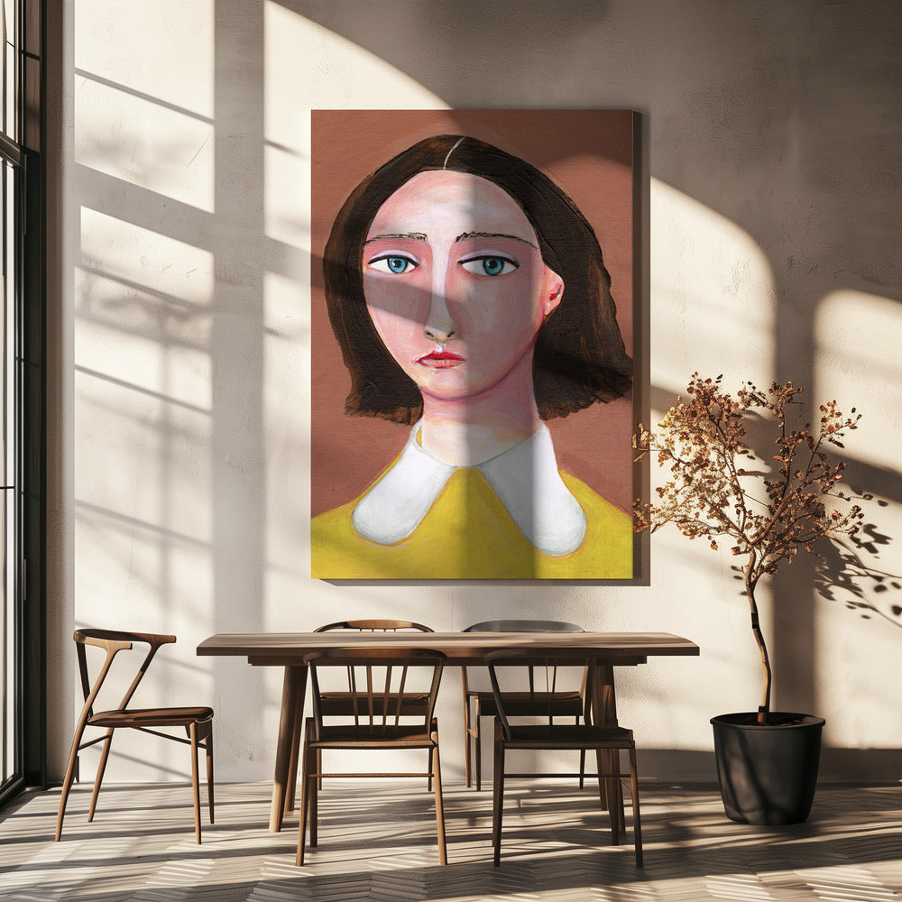 Dame kijkt | Canvas