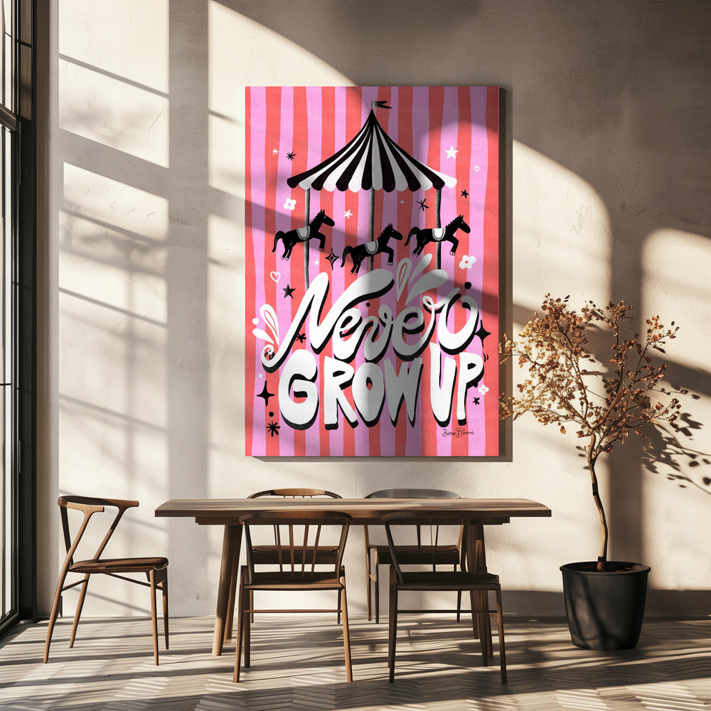 Carrousel - Word nooit volwassen | Canvas
